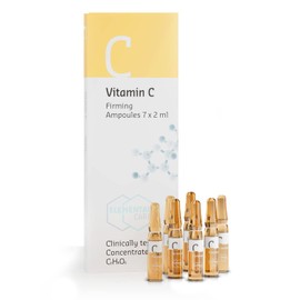 Vitamin C Serum Ampoules Face 7 x 2 ml - Vitamin C High Dose - Increases Collagen Production of the Skin by up to 57% - Doubles Skin Firmness by 100% - Skincare Booster - Anti Ageing, Anti Wrinkles