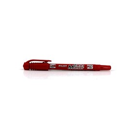 Pilot Twin Fine Tip Red Marker Pens (Red, Fine Tip, Red, Plastic)