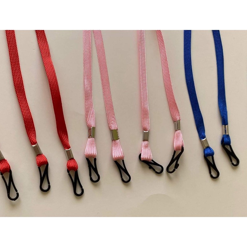 Mask Lanyard 6-Pack Face Mask Holder, Adjustable Length Lanyards, Convenient