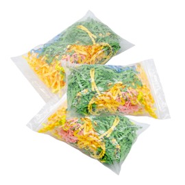 AOVNA 3pcs Bird Toys Shredded Paper Multicolor Shredded Tissue Paper Refill Cage Toy for Cockatiels, Parakeets, Conures, Parrots
