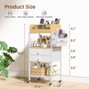 Snughome Makeup Organizer, Floor Skincare Organizers Cart with Drawers