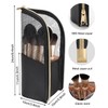 MONSTINA Makeup Brush Organzier Bag,High Capacity Portable Stand-Up Makeup Brush