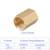 M METERXITY 4 Pack Female Thread Pipe Fitting - 1/4"