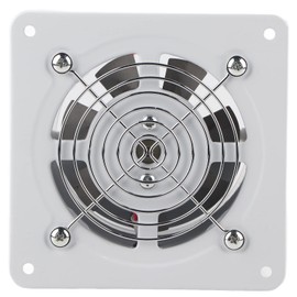 Wall Mounted Shutter Exhaust Fan, 25W Low Noise Ventilation Fan, Wall Mount Fan for Attic, Garage, Louvered Vent, Plant, Greenhouse, Kitchen Bathroom