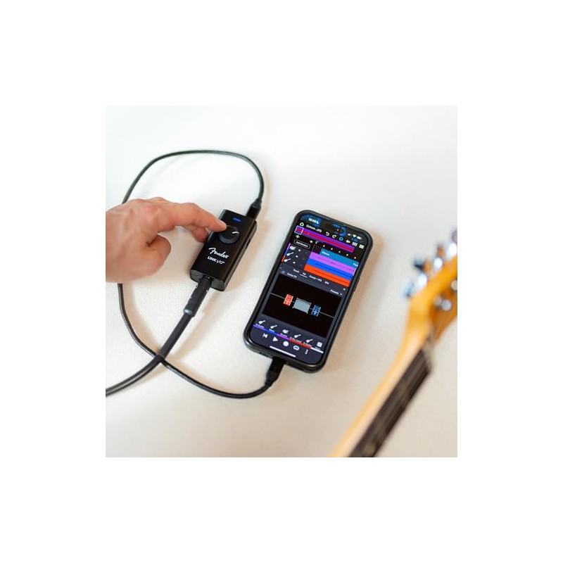 Fender Link I/O Studio Grade Audio Interface Bundle con cable