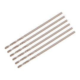 uxcell 6pcs Jobber Drill Bits 1mm (0.039") Black Nitride & Gold Titanium Coated M2 High Speed Steel (HSS) Twist Drill Bits for Stainless Steel Aluminum Alloy Metal