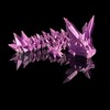 Tumbler Straw Buddy Dragon Guardian Straw Figurine 3D Printed:_Ice