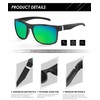 ANYLUV Polarized Sunglasses for Men Mens Sunglasses Square Unisex Lightweight