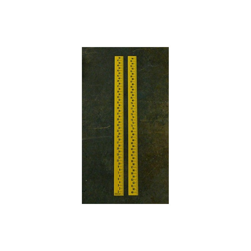 Extra Wide Ruler – Adhesive Backed – 3 Inch Wide