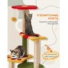 Flower Cat Tree 37in Cute Cat Tree Tower for Indoor