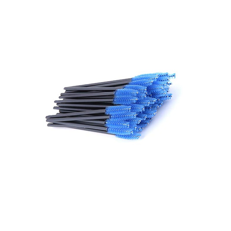 100pcs Disposable Eyelash Brushes for Eyebrows, Castor Oil, Mascara Sticks,