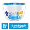 NIVEA Crema Facial Hidratante 5 En 1 Cuidado Nutritivo (200