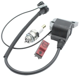 Replace Ignition Coil & On Off Stop Switch & Spark Plug for Husqvarna Chainsaw 50 51 55 266 268 272 61 254 257 261 262
