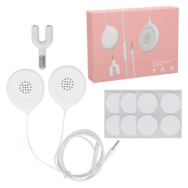Baby Bump Headphones Set, Pregnancy Headphones Belly Headphones for Music Play, Voices for The Baby in Womb to Hear Voices for The Baby in The Womb and a Bond