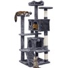 Yaheetech 54in Cat Tree Tower Condo Furniture Scratch Post for