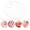 JJUNW 4Pcs Acrylic Makeup Palette, Makeup Mixing Tray Palette with