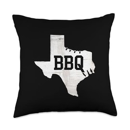 Texas BBQ Grilling Cook Master Barbecue Cookout Throw Pillow