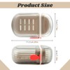 2Pcs Travel Soap Case, with Lid Leakproof Soap Container Portable