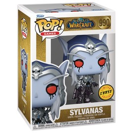 POP Games: World of Warcraft - Sylvanas Limited Edition Chase Funko Vinyl Figure (Bundled with Compatible Box Protector Case), Multicolored, 3.75 inches