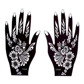 Ivana's Tatto Stencil for | Hand | Body | Face | Art Template | Heena Art Temporary Tattoo for Girls , Women & Kids - Design 139
