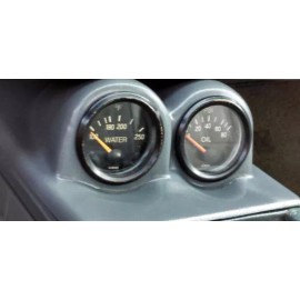 Gbodyparts Grand National Turbo T-type RACE STYLE CONSOLE 2 GAUGE POD GRAY 52MM 2-1/16" USA