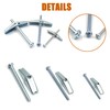 ISPINNER 24pcs Toggle Bolt and Wing Nut Assortment Kit for