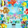 Fish Balloons Decoration, 10PCS Large Sea Animal Balloons for Kids
