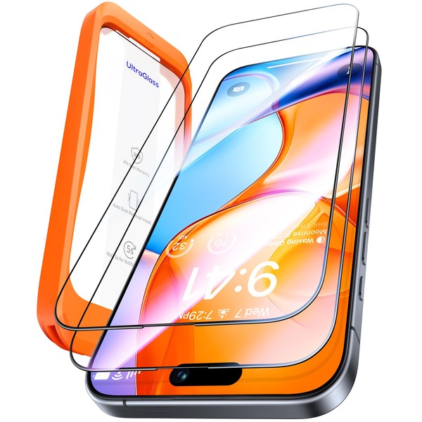 UltraGlass UltraGlass Unbreak Top 9H+ Glass for iPhone 16 Plus