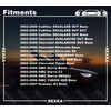 Rexka 20pcs Quarter Headlining Trim Panel Retainer Clips 15006827 Gray