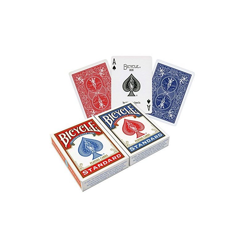 Bicycle Standard Index Playing Cards 1 Deck, Colors may Vary