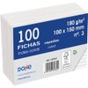 Dohe 100 x A6 (15x10cm) 180g Ruled Card Index Cards