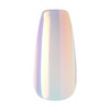 KISS Gel Fantasy Glue-On Nails Lavender Glitter Long Length Coffin
