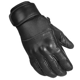 Jackets 4 Bikes TorqueFist Men's Motorcycle Gloves, Premium Leather, Touch Screen Protective Gel Padded Palm Biker Cruiser Glove Black XXL
