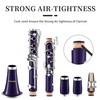 MoResolune Bb Clarinet, Nickel-Plated B Flat Clarinet for Student Beginner