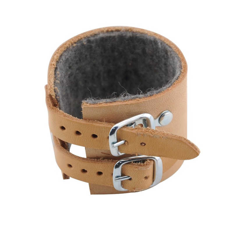 MC24® Wrist Strap Leather Lined 2 Buckles Size 21 Pack