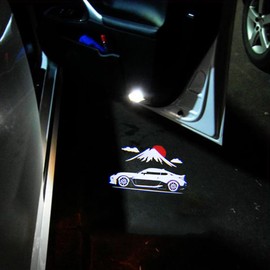 2PCS LED Car Door Projector Courtesy Lights Ghost Shadow Welcome Lamp Accessories Compatible with ZN8 2022-PRESENT GR 86 (ZN8 2022-PRESENT GR 86)