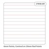 Rhino Handwriting Book (6.5 x 8), 6mm Grey Lines +