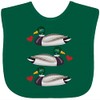 inktastic Mallard Ducks Baby Bib Green 4047d