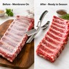 Rib Membrane Removal Tool for BBQ Prep – Stainless Steel
