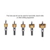 5pcs High Speed Steel Hole Drill Opener High Speed Steel