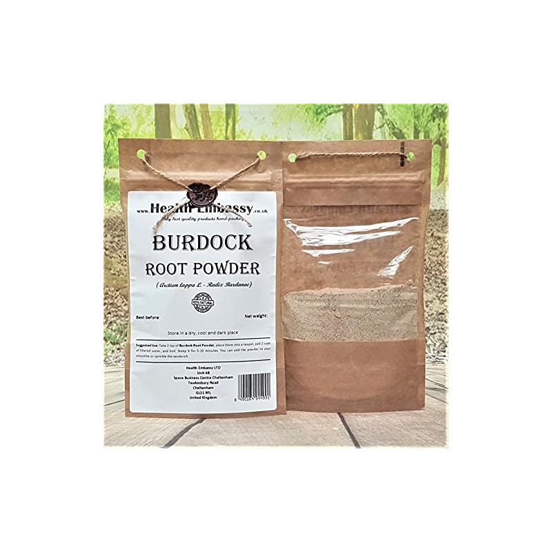 Health Embassy Burdock Root Powder | Arctium lappa L (50g)