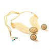 Jewar Pearl Choker beads Necklace Set Ad Cz Jewelry For