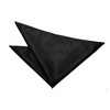 Weddecor Men's Satin Handkerchief Pocket Square Plain Handkerchief - Soft
