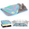 YUEPET 3 Pack Waterproof Guinea Pig Blankets Washable Small Animal