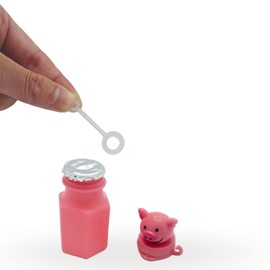 24 Farm Animals Bubbles 24 Pack - Barnyard Farm Animal Bubbles Bottles Party Favors with Wands Includes - Horse, Sheep, Pig and Cow by 4E's Novelty