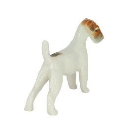 Terrier Dog Wire-haired Lomonosov Porcelain Collectible Figurine