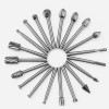 Fresa Madera Rotativa Carburo Mototool Juego 20 Piezas Acero Hss