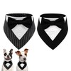 cyeollo 2pack Dog Tuxedo Wedding Bandana Costume for Small Dogs