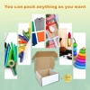 CH-BOX 50 Pack White Indestructo Shipping Mailers With Thank You