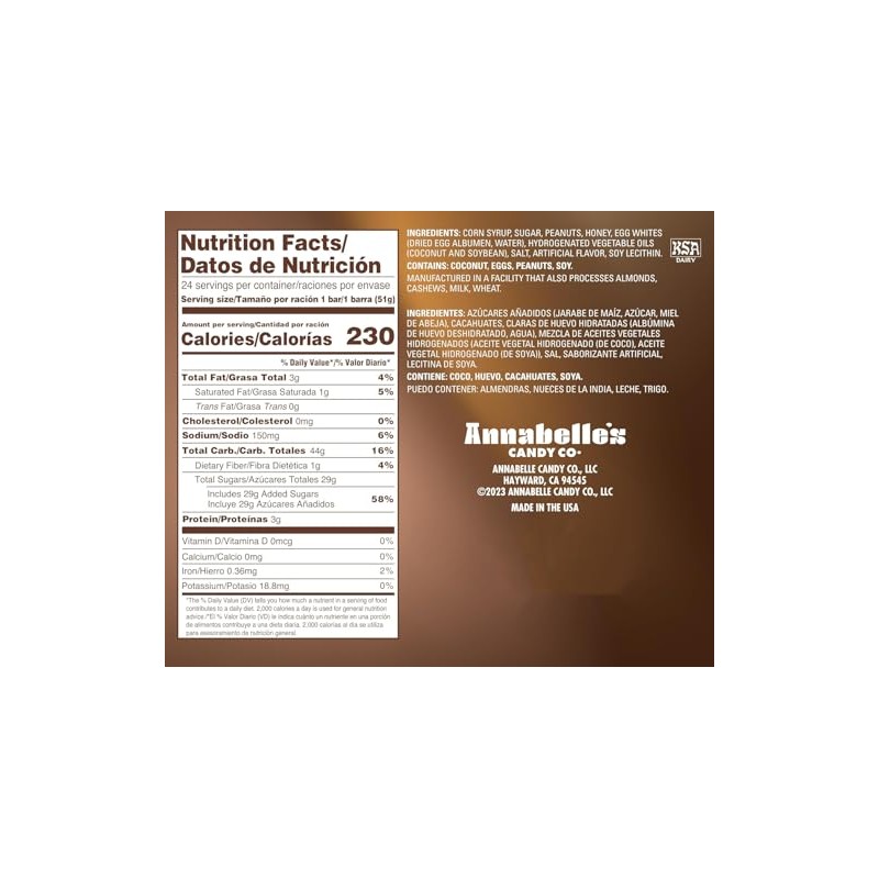 Big Hunk Nougat Candy Bars – 1.8 oz Each, (Pack